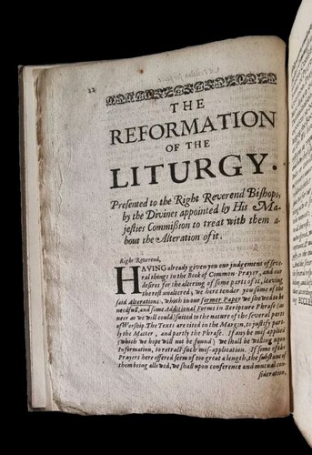A PETITION For PEACE With The Reformation of the Liturgy / 1661 /Church History