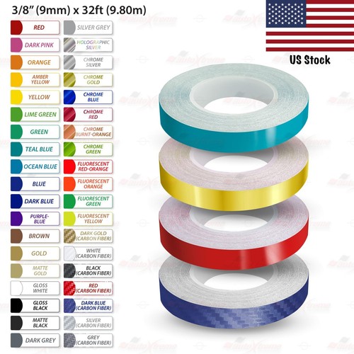 Roll Vinyl Pinstriping Pin Stripe DIY Self-Adhesive Line Car Tape Decal Stickers - Picture 17 of 26