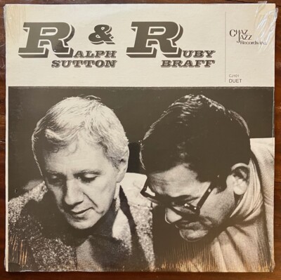 SEALED Ralph Sutton & Ruby Braff Vinyl CJ101 DUET Chaz Jazz Records 1980