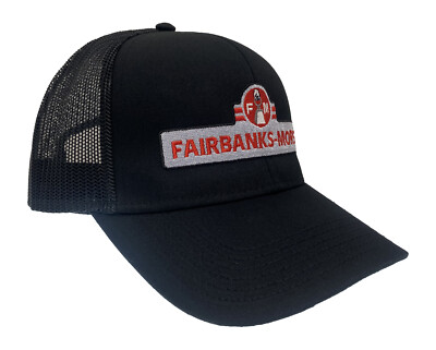 Fairbanks-Morse Embroidered Mesh Cap Hat #40-3800LBM