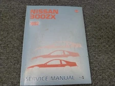 1992 Nissan Model 300ZX Shop Service Repair Manual 2+2 Twin Turbo 3.0L V6