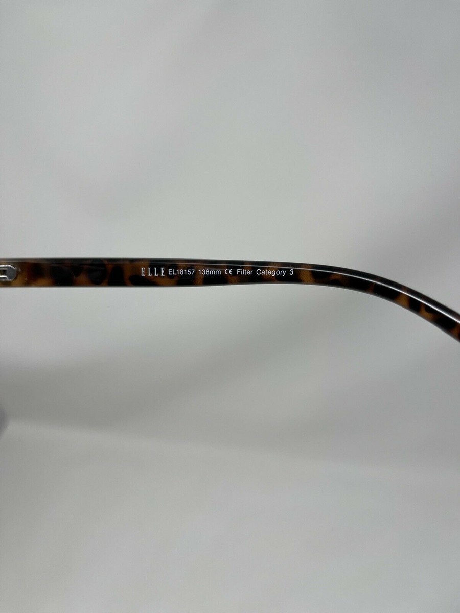 Elle Sunglasses EL18157 Color- 100 White Frame 57 [] 16 138  display picture 3