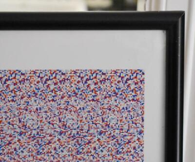 RARE 1992 B-2 STEALTH BOMBER MAGIC EYE 3 DIMENSIONAL POSTER