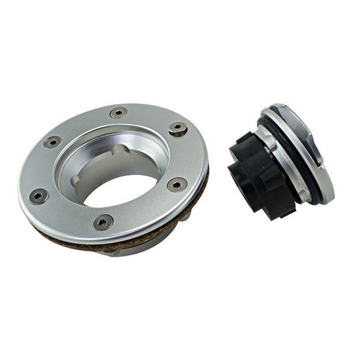 Fuel Cell Surge Tank Cap Flush Mount 6 bolt Open ID 35.5mm Aluminum Billet - Picture 6 of 6