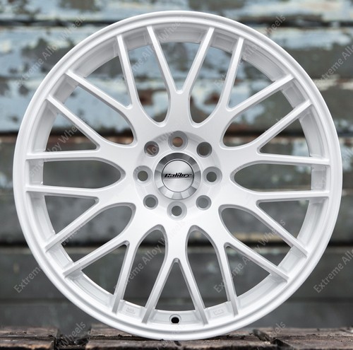 Alloy Wheels 17" Motion For Jaguar E F I Pace F S X Type XE XF XJ XK 5x108 White - Picture 5 of 11
