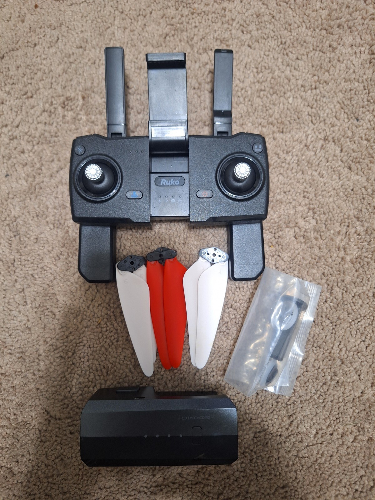 Roku F11 Pro Drone Used Controller, Battery, Propellers, Etc. (READ