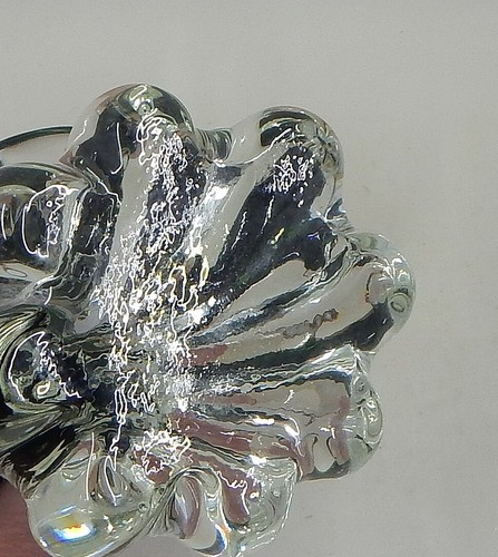 Art Glass Hand Blown Dolphin On Wave Porpoise Figurine Paperweight Blue Green - Picture 7 of 13