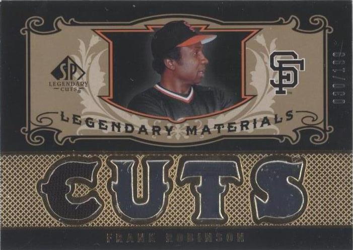 2007 SP Legendary Cuts - Frank Robinson #LM-FR - 1 of 1