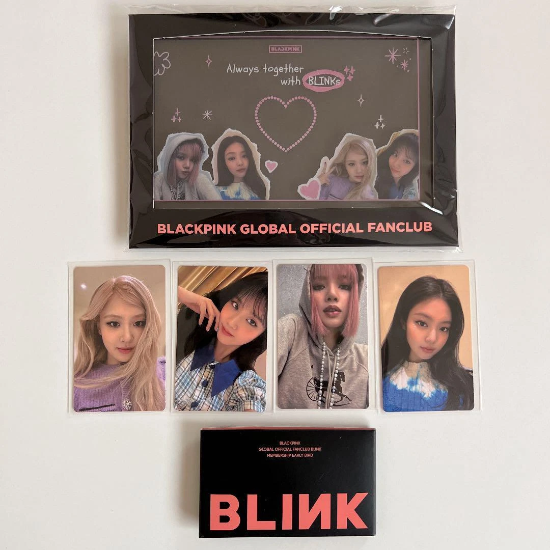 BLACKPINK ジェニ サノク ポストカード BLACK PINK MEMBERSHIP KIT