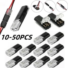 10-50x 2-Pin Way Plug Car Electrical Connector Wire Cable Automotive Waterproof