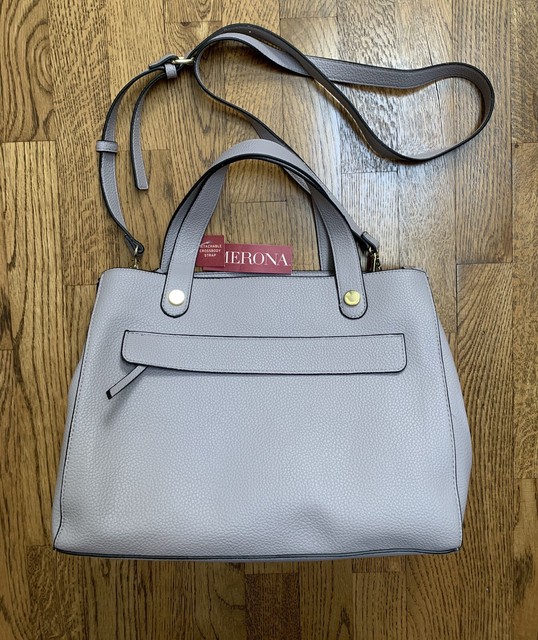 merona leather purse