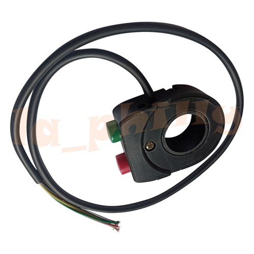 7/8" 12V Motorcycle E-bike Horn HeadLight Switch On-Off Button Handlebar Switch - Imagen 2 de 6