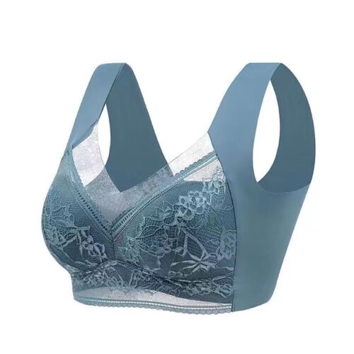 Womens Posture Correcting Bra Seamless Bra Sexy Up Wireless Breathable Bras - Picture 32 of 42