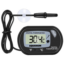 Zacro Digital LCD Aquarium Thermometer for Fish Tank and Terrarium Use