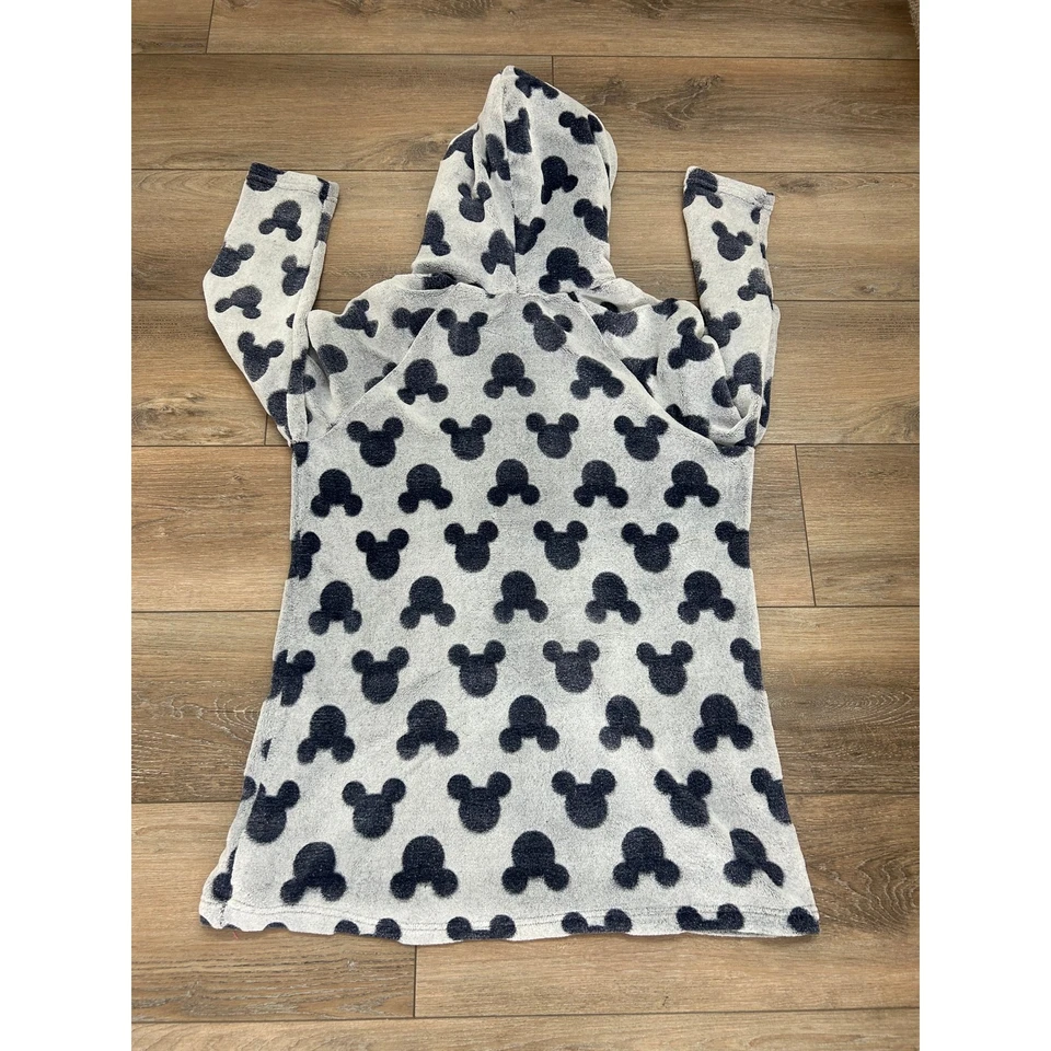 Sudadera con capucha Sherpa de vellón para mujer Disney talla XL Mickey Loungewear azul Foto 2 de 4