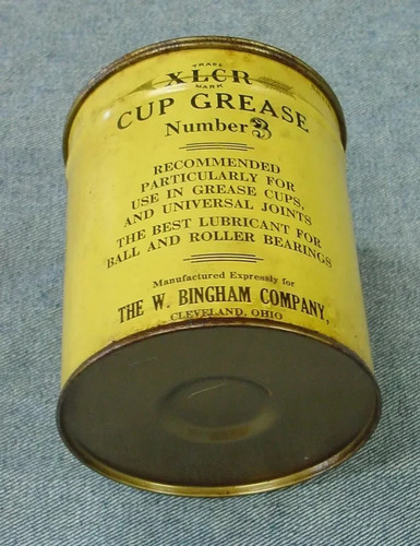 VINTAGE SELTENE FETT 1 PFUND DOSE XLCR NUMMER 3 BINGHAM CLEVELAND - Bild 8 von 10