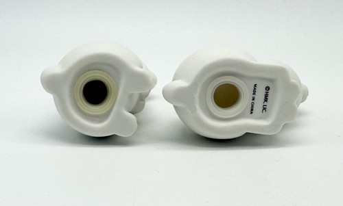 Hallmark White Bisque Bunny Rabbit Salt Pepper Shakers - Picture 7 of 9
