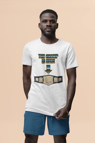 John Cena The Champ Is Here Title Belt Mens White T-shirt - Picture 2 of 6