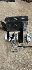 Nintendo Wii Black Console Tested Works but Controller Issues Read Description