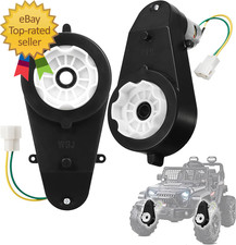 2Pcs 24V 40000RPM Kids Ride on Car Gearbox Motor Power Wheels Motor Gearbox