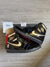 Air Jordan 1 High Black Metallic Gold | 555088-032 | Size 8 Mens | SHIPS FAST!