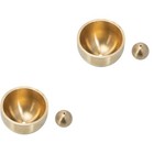 2pcs Copper Bells Wind Chimes Copper Accessory Decorative Doorbells Bell