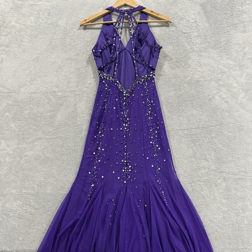 Sean Collection Maxi Dress Women 4 Mermaid Sleeveless Formal Event Y2K Vintage - Picture 3 of 10