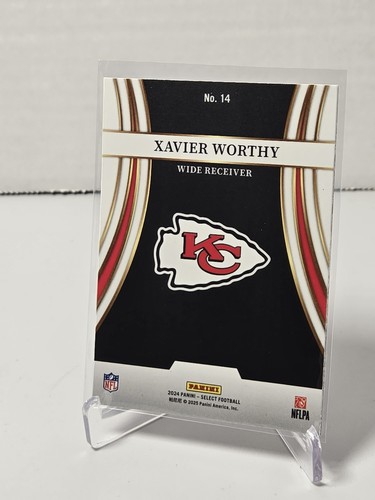 2024 Select Turbocharged #14 Xavier Worthy RC Kansas City Chiefs  - Picture 2 of 2