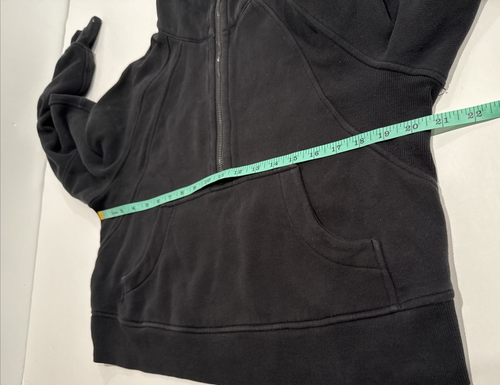 Lululemon XS/S Black Pullover W3DM4S Scuba Oversized Half Zip - Picture 7 of 10