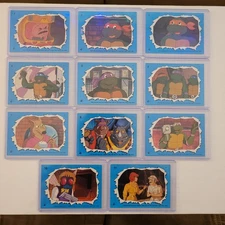 1990 Mirage Studios - Teenage Mutant Ninja Turtles - Complete Sticker Set #1-11
