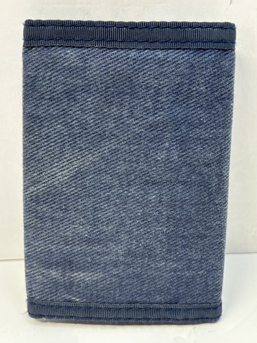 Vintage Levi’s Levi Strauss & Co. Blue Denim Orange Tab Jeans Tri-Fold Wallet - Picture 2 of 4