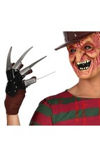 ATOSA 38968 Unisex Halloween Gloves - Adult, Brown/Silver