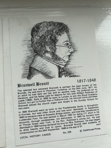 Charlotte Bronte and family portraits and Haworth scenes set on card - Picture 9 of 12