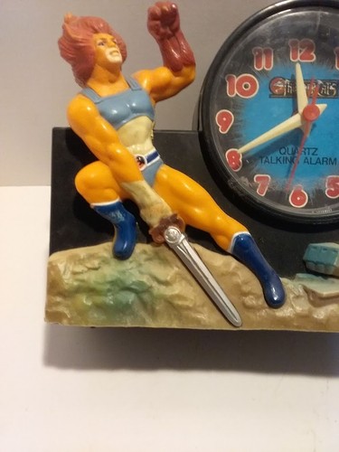 1986 ThunderCats Lion-O Quartz Alarm Clock Janex Corps Vintage As-Is - Bild 3 von 12