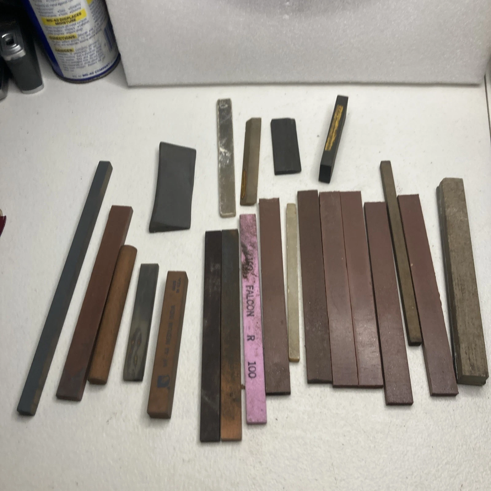 Sharpening Stones. Large Lot Of Various Types And Sizes. -J