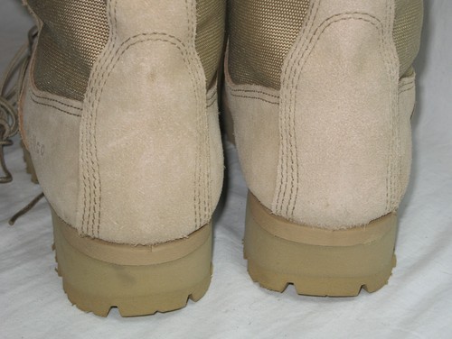 NUEVAS Botas Militares Wellco Desert Bronceadas Ejército Combate Hombres Talla 10.5 R Suela Vibram WP - Imagen 7 de 18