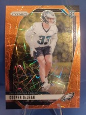  2024 Panini Prizm - Cooper DeJean #321 - Orange Lazer - RC Rookie