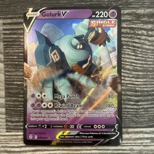 Pokémon Golurk V 070/203 Evolving Skies Holo Ultra Rare NM/MINT