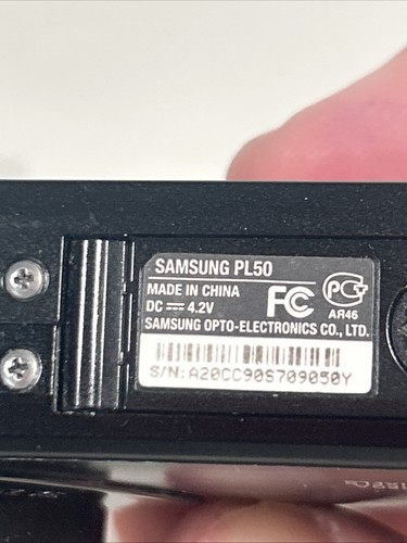 Samsung Digital Camera PL50 10.2MP Black Tested - Picture 15 of 19