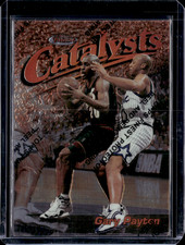 1997-98 Topps Finest Basketball - Gary Payton - Catalysts - #80 - C11