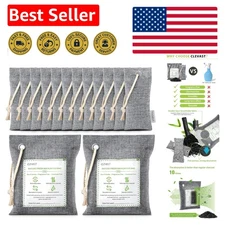 Natural 14-Pack Activated Bamboo Charcoal Bags for Odor and Moisture Removal