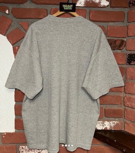 Vintage Savvy NHL Buffalo Sabres Spellout Goathead Grey T-Shirt Tee Size Large - Picture 2 of 4