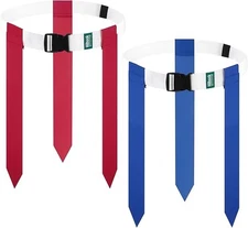 Hilhook Flag Football Set 14 Players Belts and Flags Blue & Yellow NEW