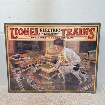 1926 Lionel Trains Katalog Cover Blechschild 14''x 11'' Neu