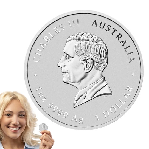 Australia 1 $ 2025 EMU 1 Oz Silver 9999 Coin - Foto 3 di 11
