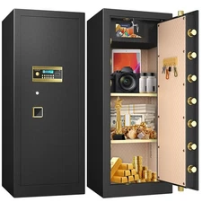 17.6 Cubic Feet Heavy Duty Safe with 2 Adjustable Shelf & Seperate Lock Box