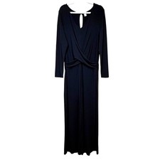 Old Navy Twist Front Knit Jumpsuit True Black Large