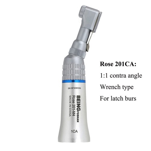 Dental Slow-Speed Handpiece Contra Angle Straight Air Motor 4 Hole NSK EX-203 - Picture 25 of 81