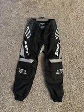 Shift Racing Assault Off-Road MX Motocross Pants Black/Grey size YOUTH 26 Y26