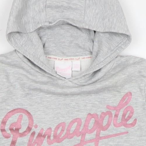 Pineapple Girls Grey Hoodie, 12-13 Years, Dance Print - Picture 7 of 12